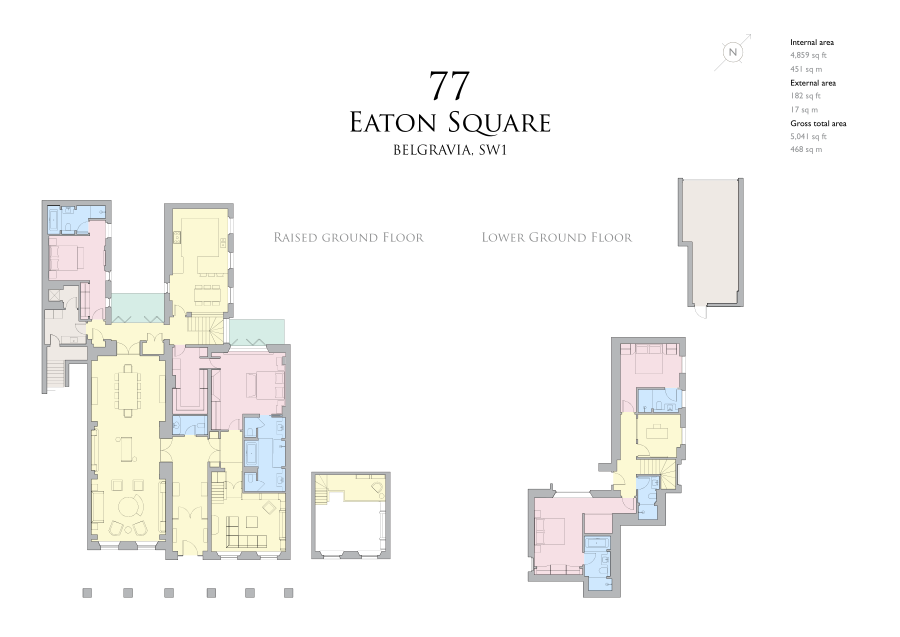 4 bedroom apartment for sale in Eaton Square, Belgravia, London SW1